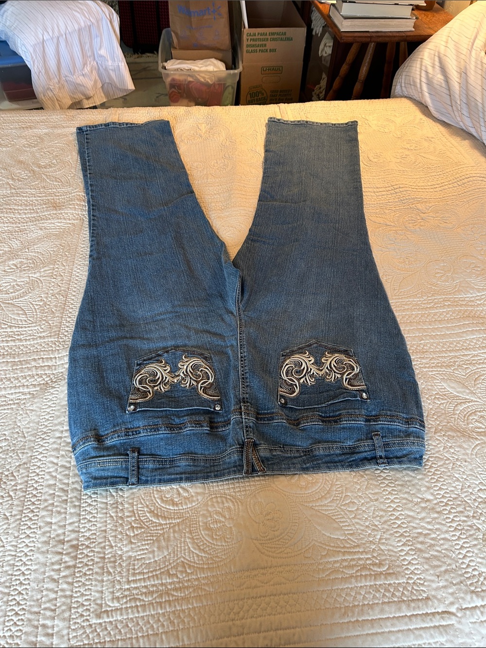 Maurices Women's Dark Blue Flare Jeans